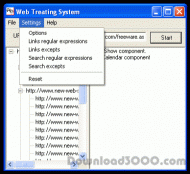 Web Treating System screenshot